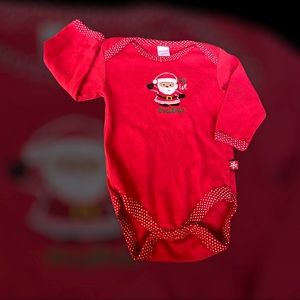 Baby’s 1st Christmas | Red warm Long-sleeve shirt